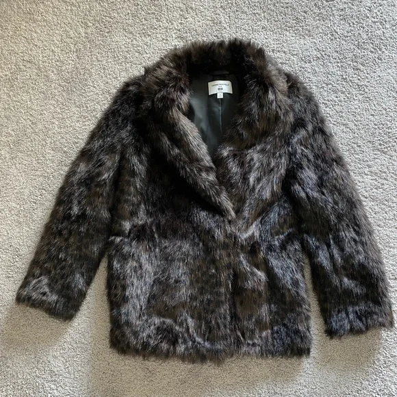 Uniqlo Jackets Coats Nwot Uniqlo X Carine Roitfeld Faux Fur Jacket Poshmark